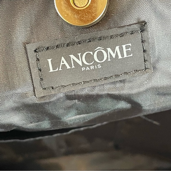 Lancôme Tote Bag Woven Striped Oversized Unstructured - Picture 15 of 16